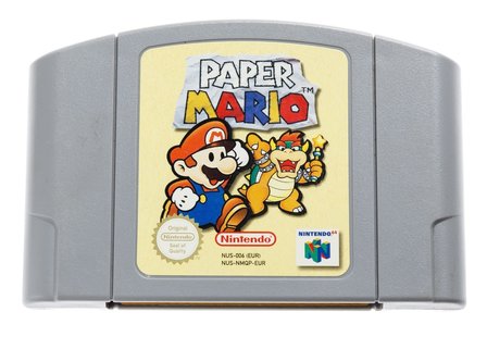 Paper Mario N64 Cart