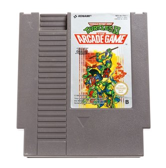 Turtles II Arcade Game NES Cart