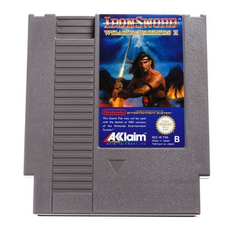 Wizards &amp; Warriors II Iron Sword NES Cart