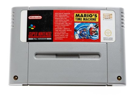 Mario's time shop machine snes
