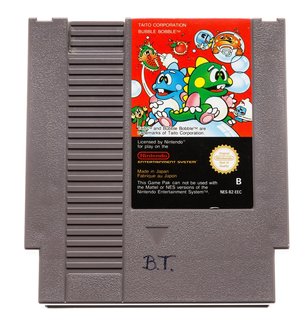 Bubble Bobble NES Cart