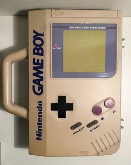 Vintage Nintendo Game Boy Gray Large Carrying Case