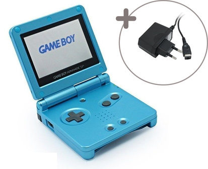 Gameboy Advance SP Ice Blue AGS-101