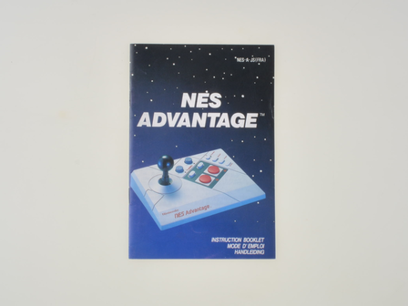 Nintendo NES Advantage Manual