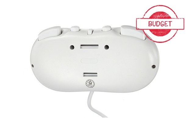 Nintendo Wii Classic Controller White (back) - BUDGET