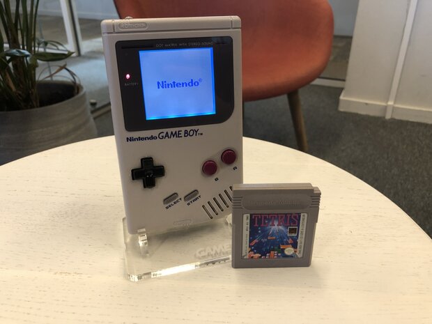 Gameboy Classic Console White Backlight Edition Tetris Pack