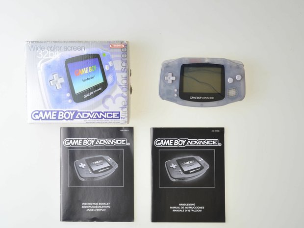 Gameboy Advance Transparent Blue [Complete]