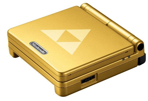 CUSTOM GAMEBOY ADVANCE SP AGS-101 ZELDA EDITION