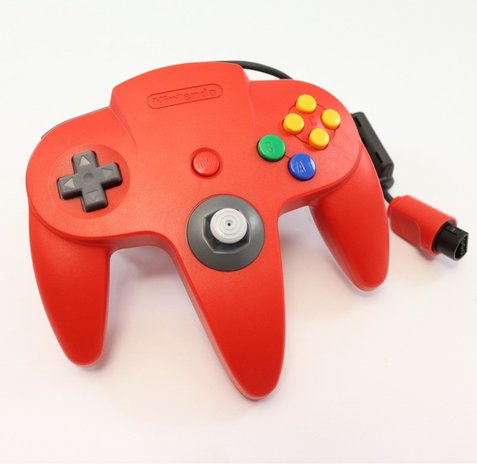 Originele Nintendo 64 Controller Red