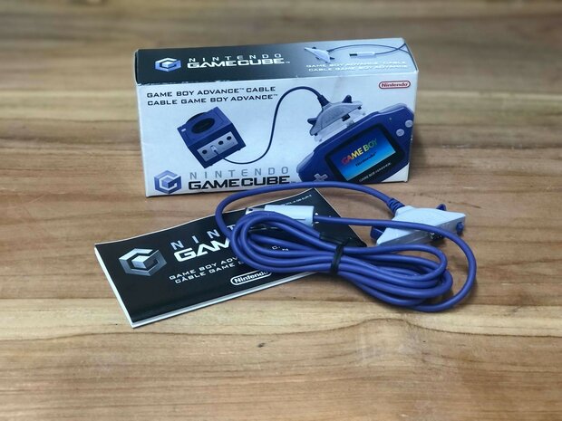 Originele Gamecube Gameboy Advance Link Cable [Complete]