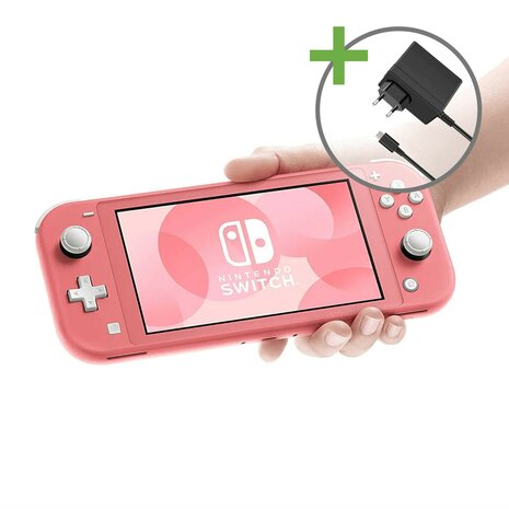 Nintendo Switch Lite Console, Coral