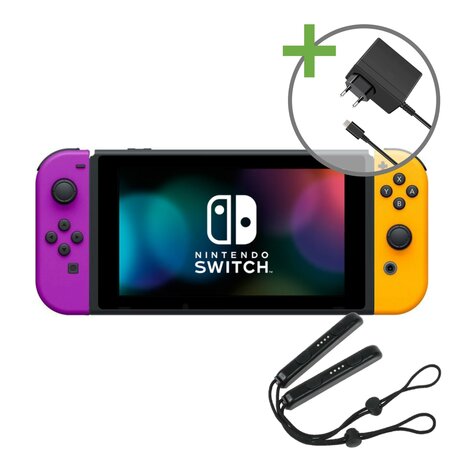 Nintendo Switch Console - Paars/Oranje