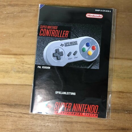 Originele Super Nintendo Controller (German) [Complete]