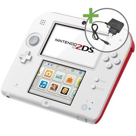 Nintendo 2DS White-Red