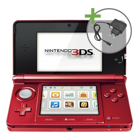 Nintendo 3DS Metallic Red