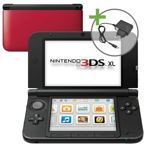 Nintendo 3DS XL - Red/Black [Complete]