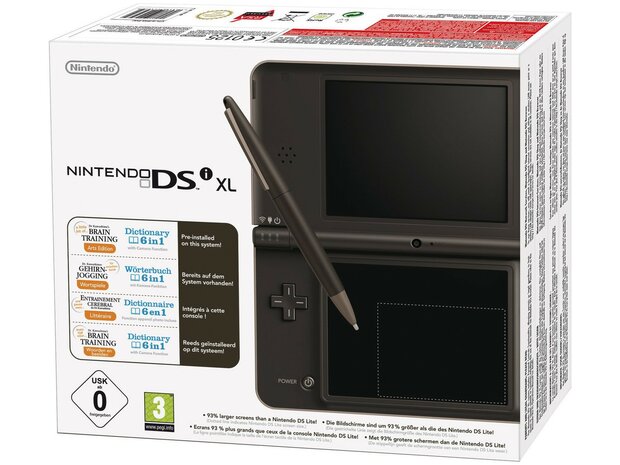 Nintendo DSi XL - Gold Brown [Complete]