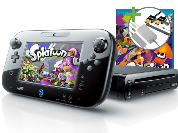 Nintendo Wii-U Starter Pack - Splatoon Edition (Black)