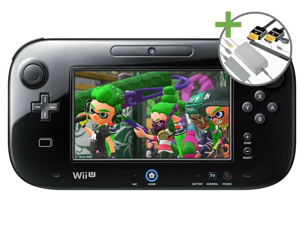 Nintendo Wii-U Starter Pack - Splatoon Edition (Black)