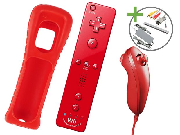 Nintendo Wii Console Mini Red Mario Kart Edition [Complete]