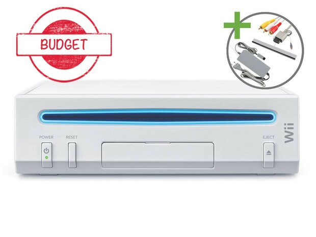Nintendo Wii Starter Pack - Standard White Edition - Budget
