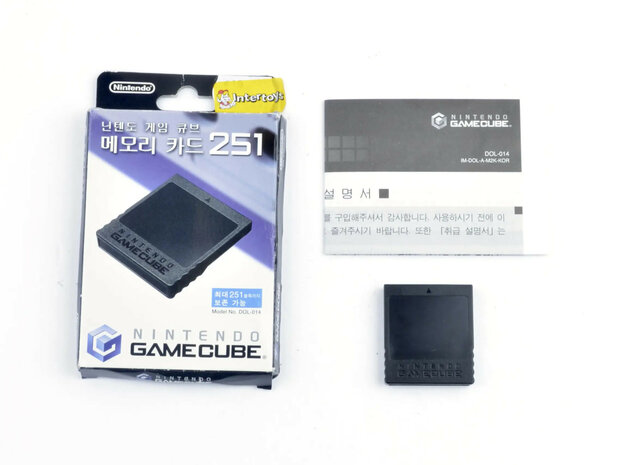 Originele Gamecube Memory Card 251 Blocks [Complete]