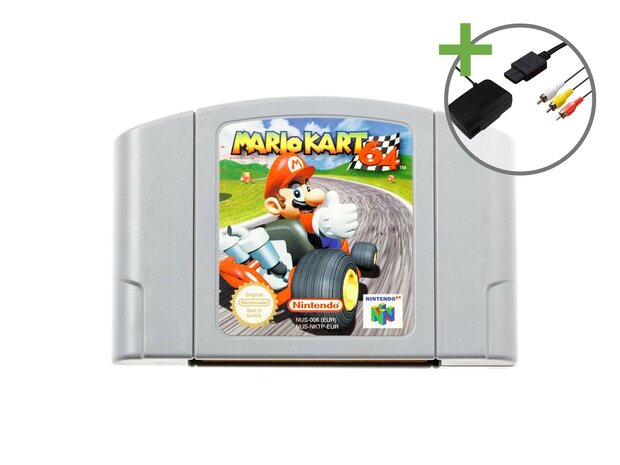 Nintendo 64 Starter Pack - Mario Kart 64 Double Controller Edition