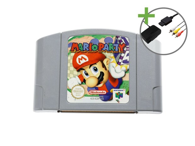 Nintendo 64 Starter Pack - 4 Player Mario Party Edition