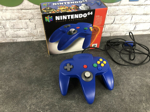 Originele Nintendo 64 Controller Blue [Complete]