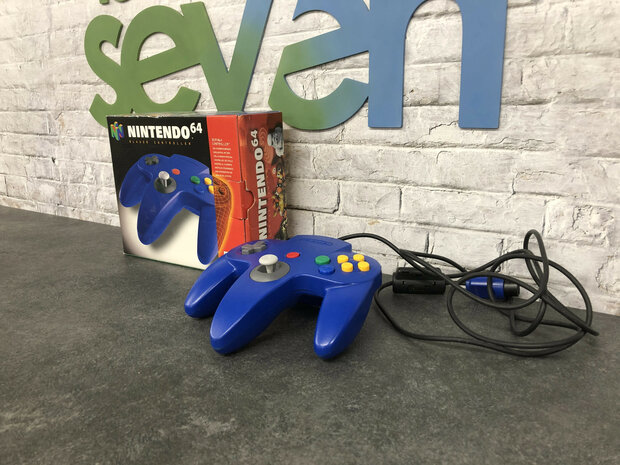 Originele Nintendo 64 Controller Blue [Complete]