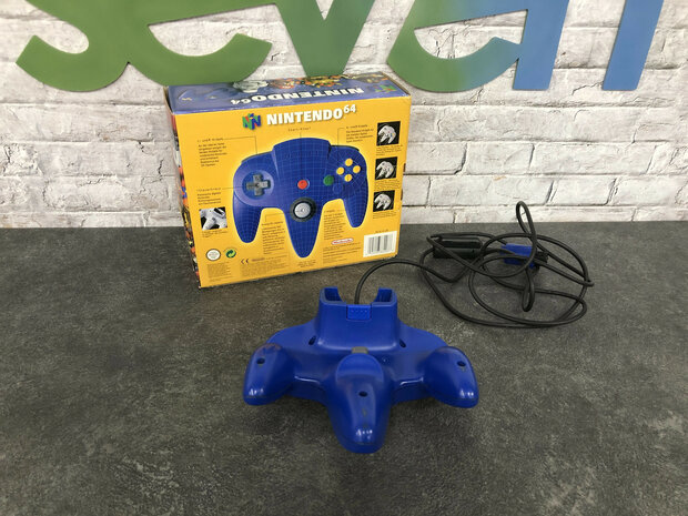 Originele Nintendo 64 Controller Blue [Complete]