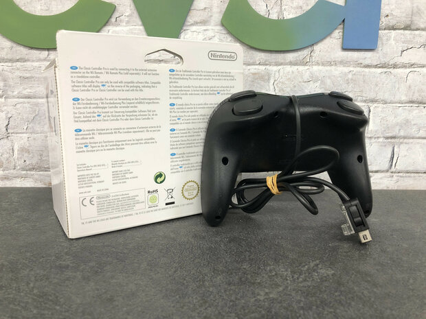 Nintendo Wii Classic Controller - Black [Complete]