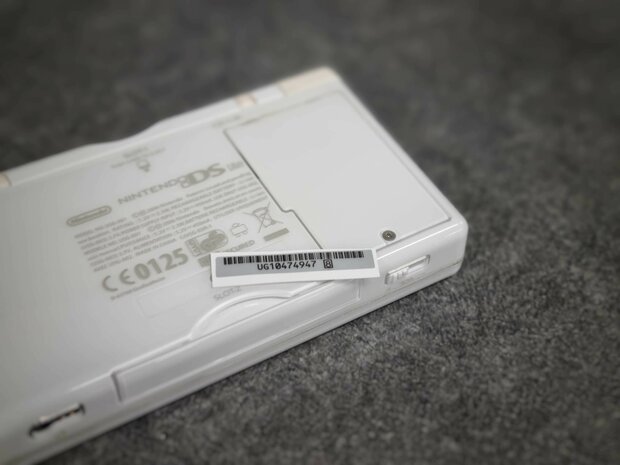 DS Lite Serial Number Sticker