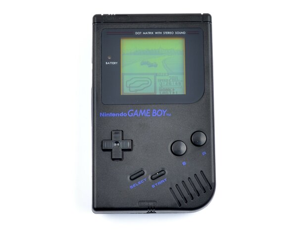 Gameboy Classic Black (Blue Letters)