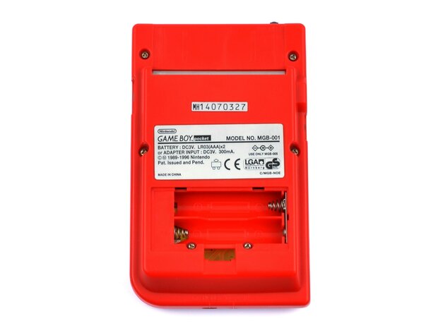 Gameboy Pocket Red