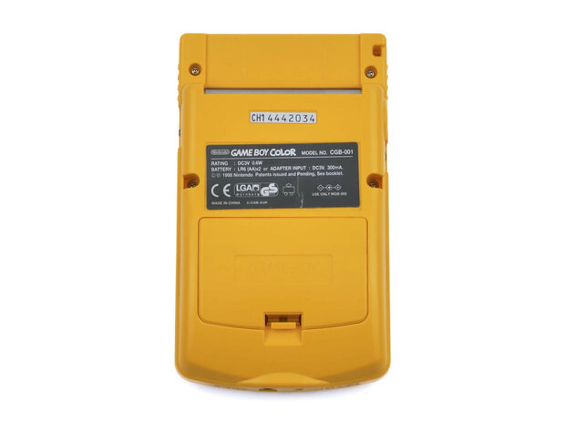 Gameboy Color Yellow
