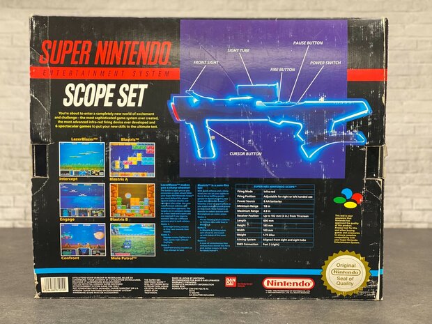 Super Nintendo Starter Pack - Scope Set [Complete]