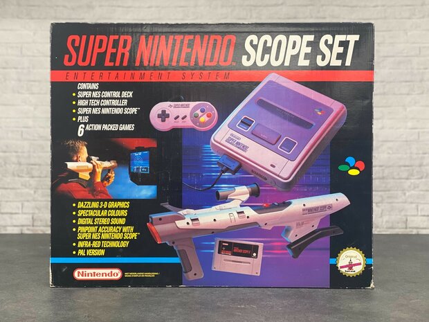 Super Nintendo Starter Pack - Scope Set [Complete]
