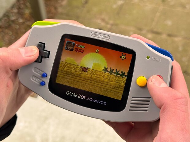 Gameboy Advance Limited SNES Edition + IPS V5 Backlight Mod