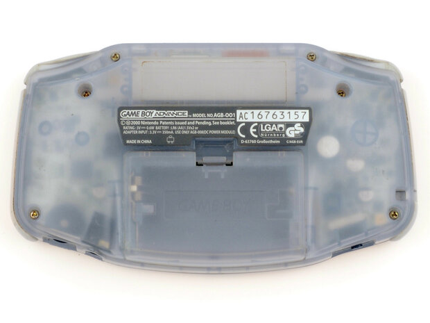 Gameboy Advance Transparent Blue