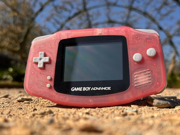 Gameboy Advance Transparent Pink