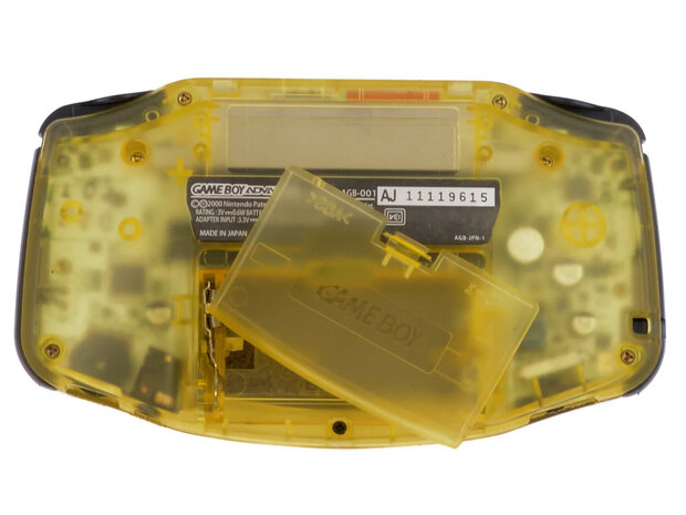 Gameboy Advance Clear Yellow