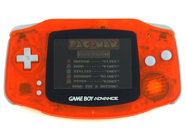 Gameboy Advance Crystal Orange