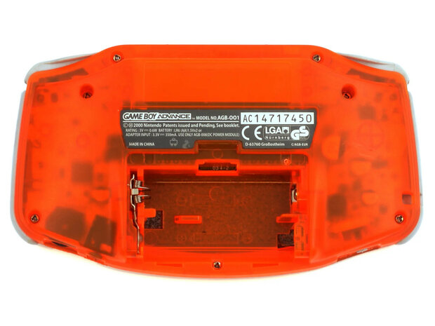 Gameboy Advance Crystal Orange