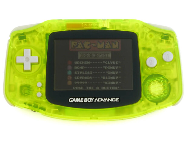 Gameboy Advance Acid Green