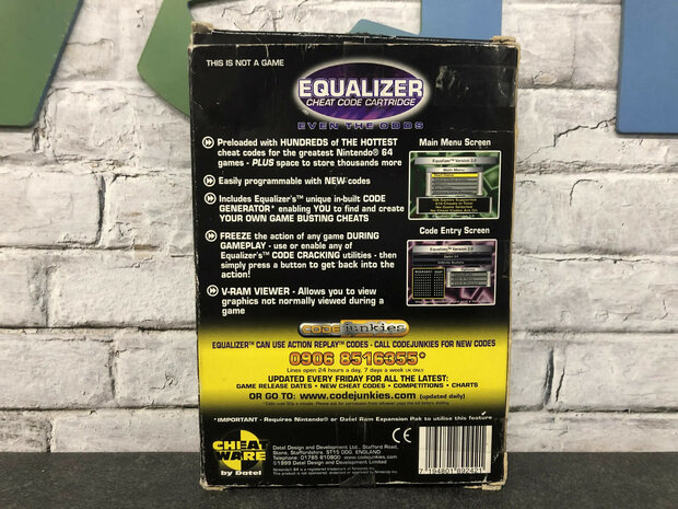 CheatWare Equalizer N64 [Complete]