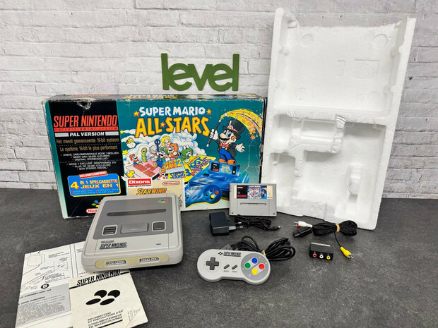Super Nintendo Starter Pack - Super Mario All Stars Edition [Complete]