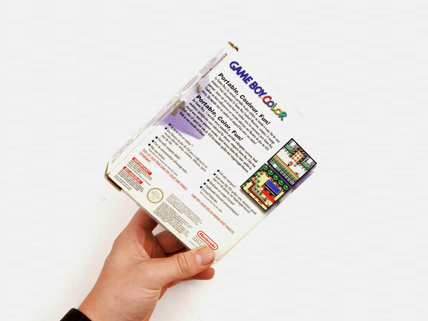 Gameboy Color Transparent Purple [Complete]