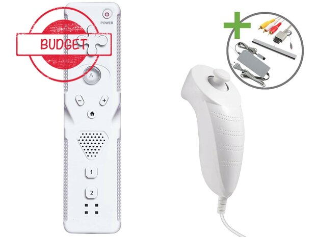 Nintendo Wii Starter Pack - Value White Edition - Budget
