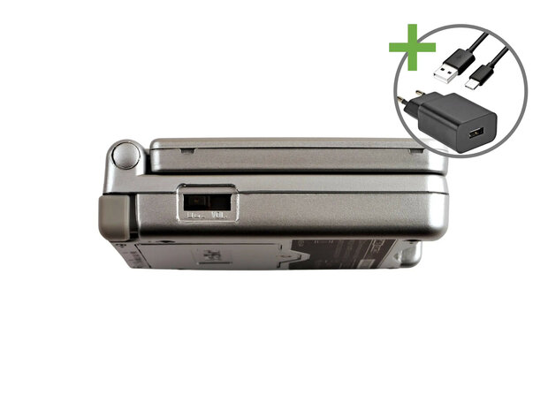 Gameboy Advance SP Silver - USB-C & IPS V5